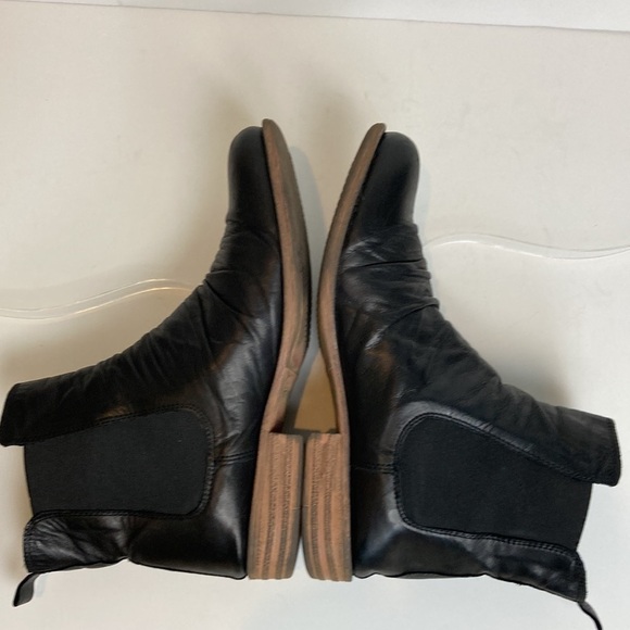 Miz Mooz Womens Lissie Black Genuine Leather Chelsea Boots Size 40 9-9.5 whimsy - Picture 14 of 16